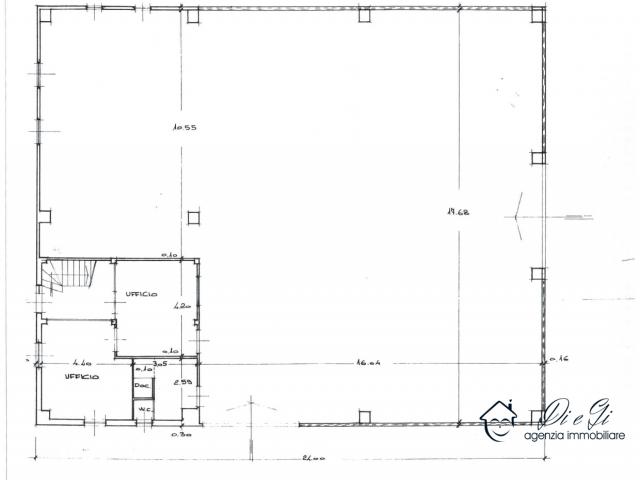 Capannone con ampio piazzale, ufficio e grande alloggio, vendesi nell'entroterra di albenga.