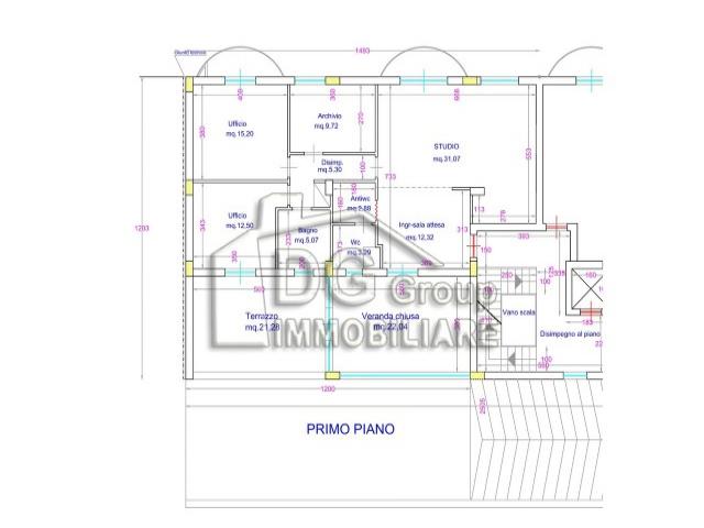 Appartamento/ufficio al primo piano