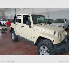 Auto - Jeep wrangler unlimited 2.8 crd sahara - pelle+gancio traino