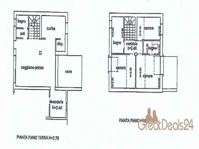 Case - Appartamento su due piani - via famiglia fontebasso snc