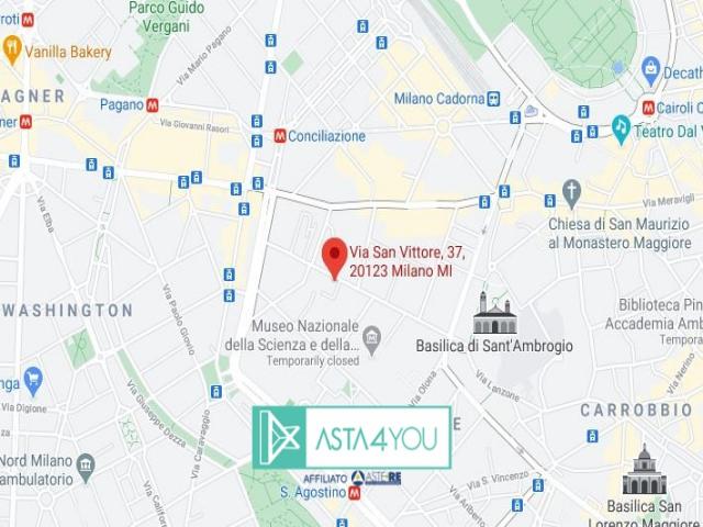 Case - Appartamento all'asta in via san vittore 37, milano (mi)