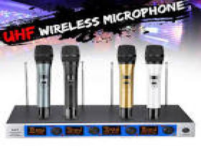 Beltel - ammoon sistema di microfono 4 canali uhf senza fili vera occasione