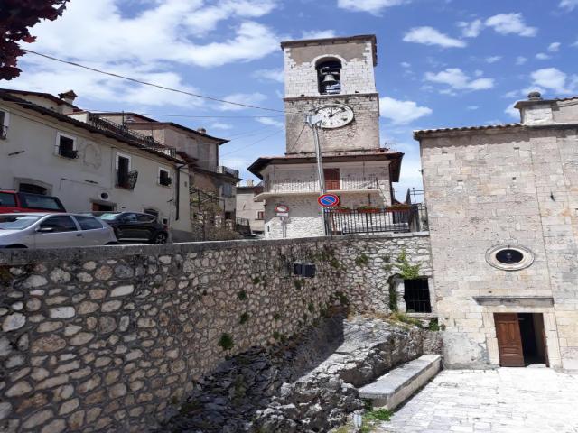 Ortona dei marsi, cielo-terra in centro storico