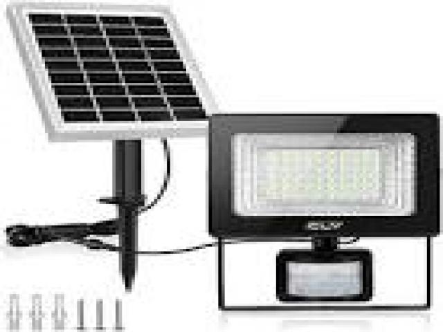 Beltel - cly faretto solare con sensore di movimento tipo promozionale