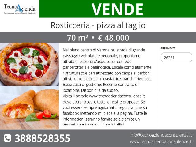 Case - Tecnoazienda - pizzeria d'asporto street food verona centro