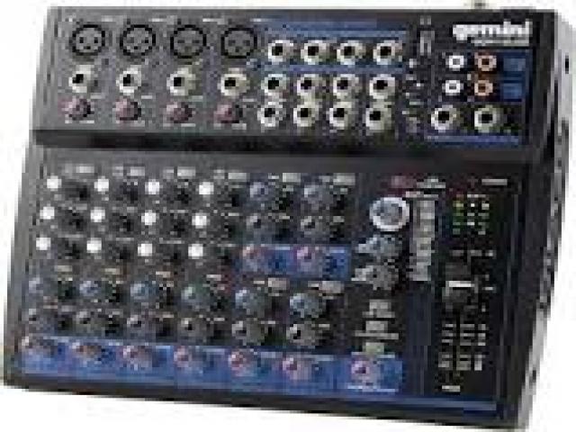 Telefonia - accessori - Beltel - gemini gem 12 usb mixer ultima liquidazione