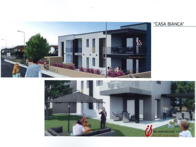 Case - Nuovo appartamento piano terra con giardino residence casa bianca
