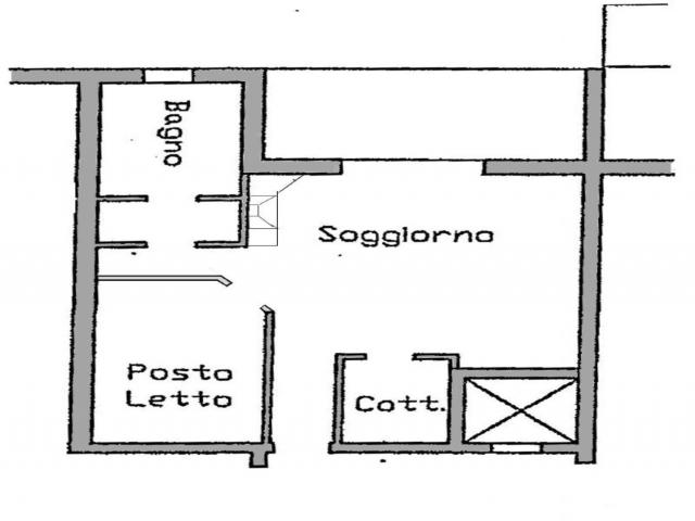 Case - Ampio monolocale con zona notte separata in vendita in via per concenedo, 42, moggio