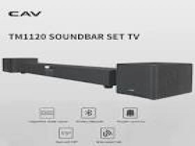 Beltel - bomaker soundbar con subwoofer wireless vera promo