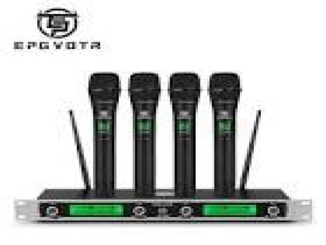 Beltel - ammoon sistema di microfono 4 canali uhf senza fili vera promo