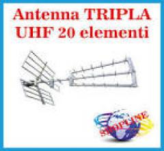 Beltel - hyades elettronica antenna tv tripla 20 elementi ultimo arrivo
