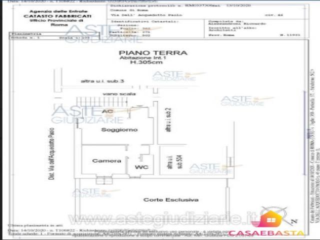 Case - Appartamento - via dell?acquedotto paolo n. 46, p.t. int. 1 - 00168