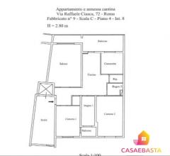 Case - Abitazione di tipo popolare - via raffaele ciasca 72 - 00155