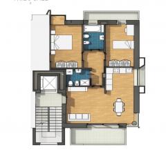 Case - Trilocale con terrazzo vivibile