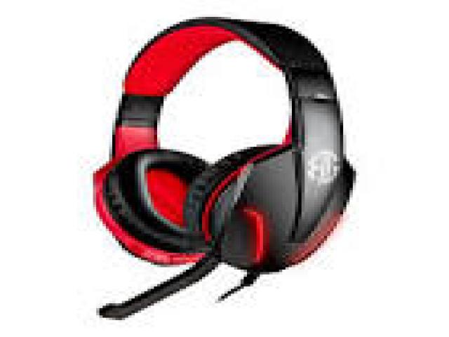 Beltel - fenner cuffie gaming soundgame f1 pc/console + mic. rosso vera offerta